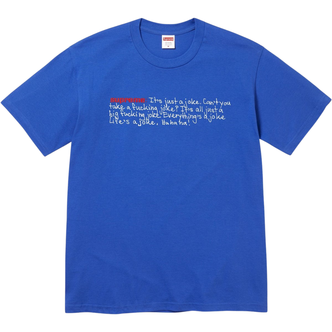Camiseta Supreme Joke Azul