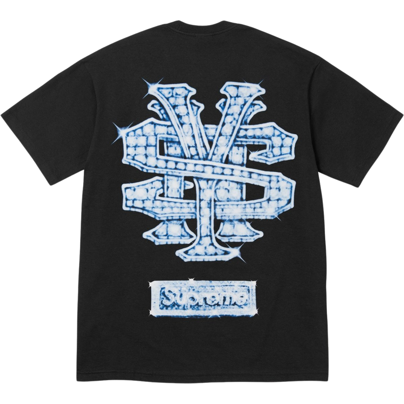 Camiseta Supreme Snowman Preta