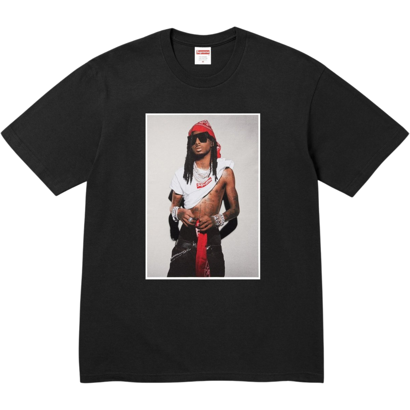Camiseta Supreme x Playboi Carti Preta