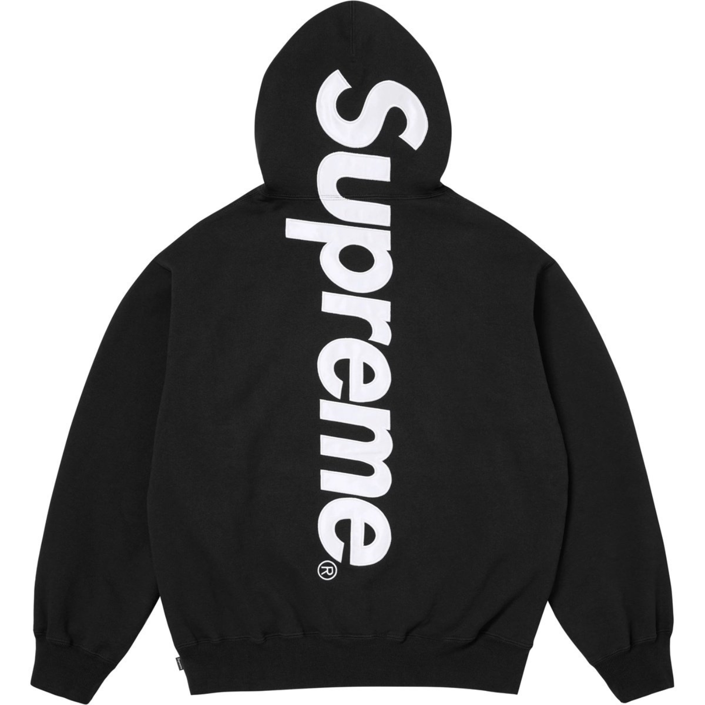 Moletom Supreme Satin Appliqué Preto