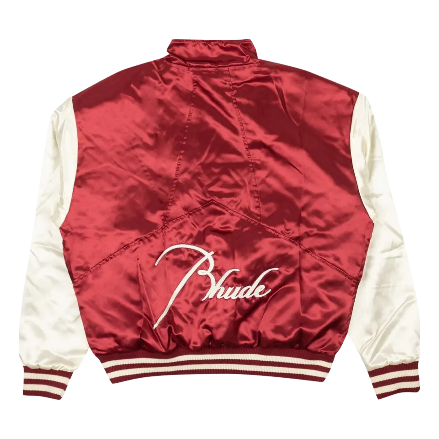 Jaqueta Rhude Embroidered Logo Burgundy