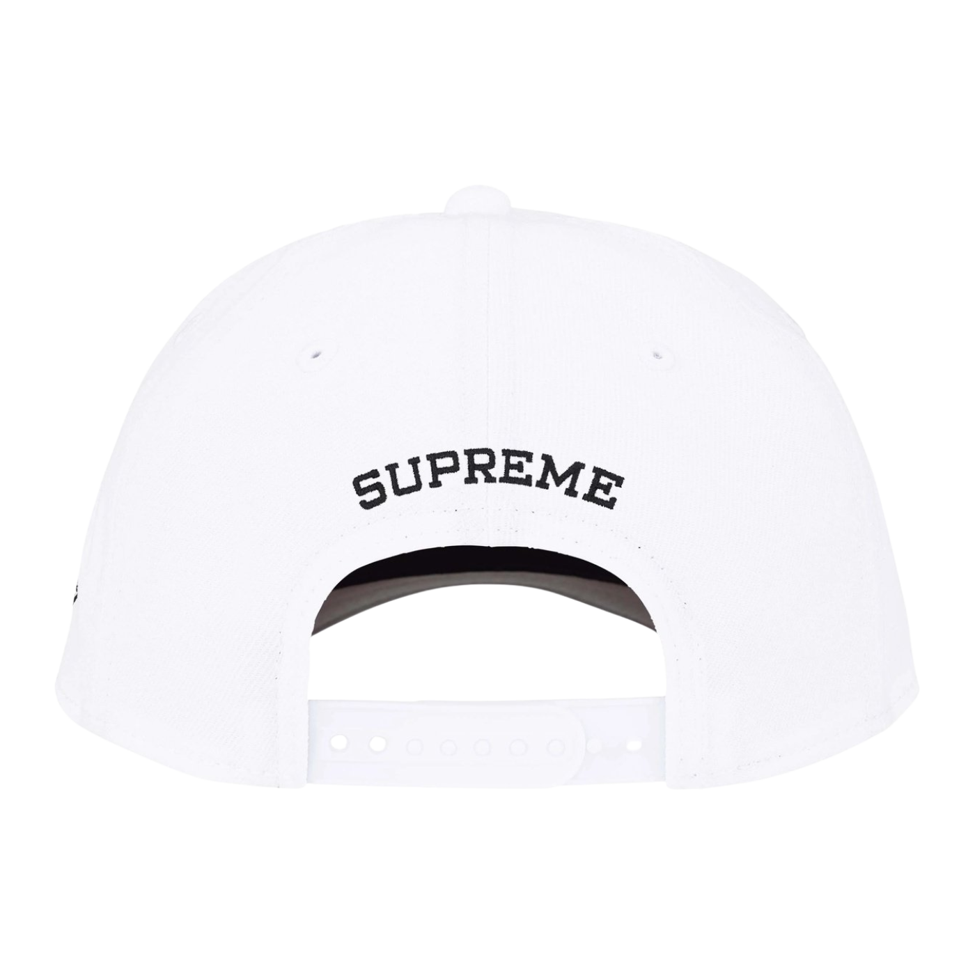 Boné Supreme Sharp Spellout New Era Branco