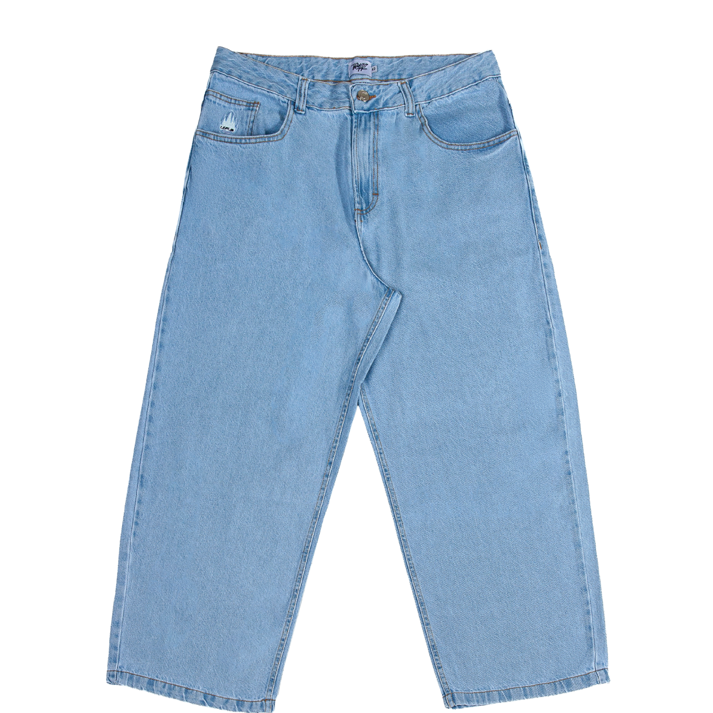 Calça Wuff Baggy Jeans Azul Clara