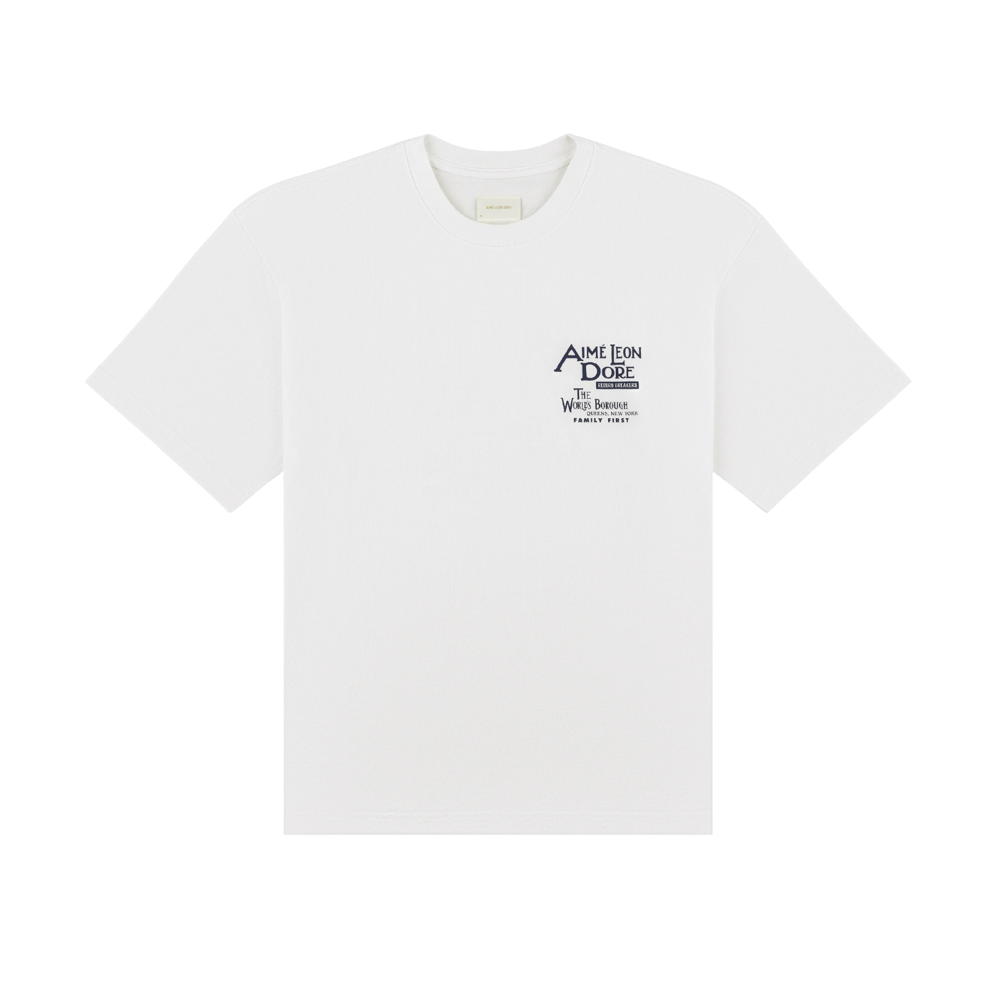 Camiseta Aimé Leon Dore Records Breakers Branca