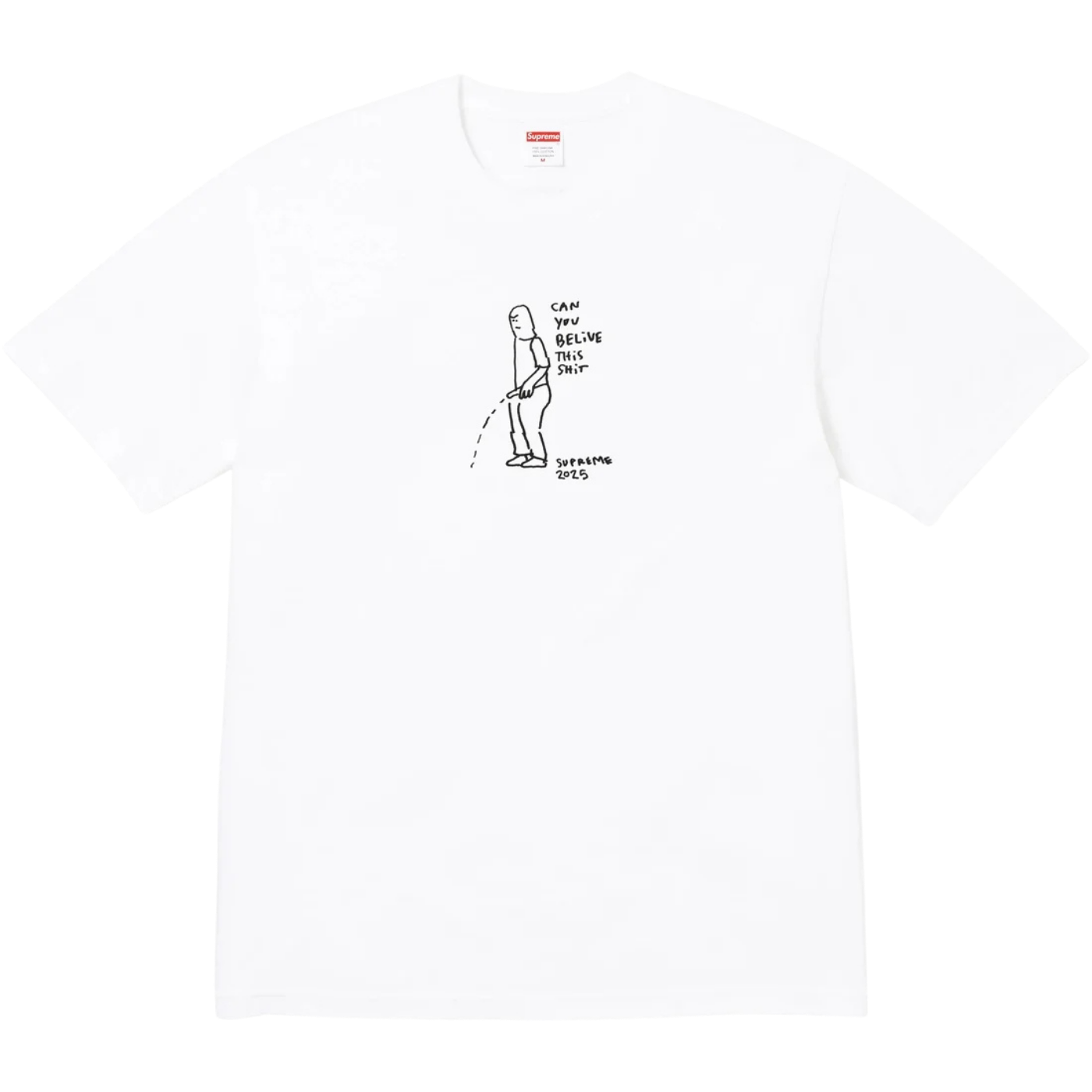 Camiseta Supreme Piss Branca